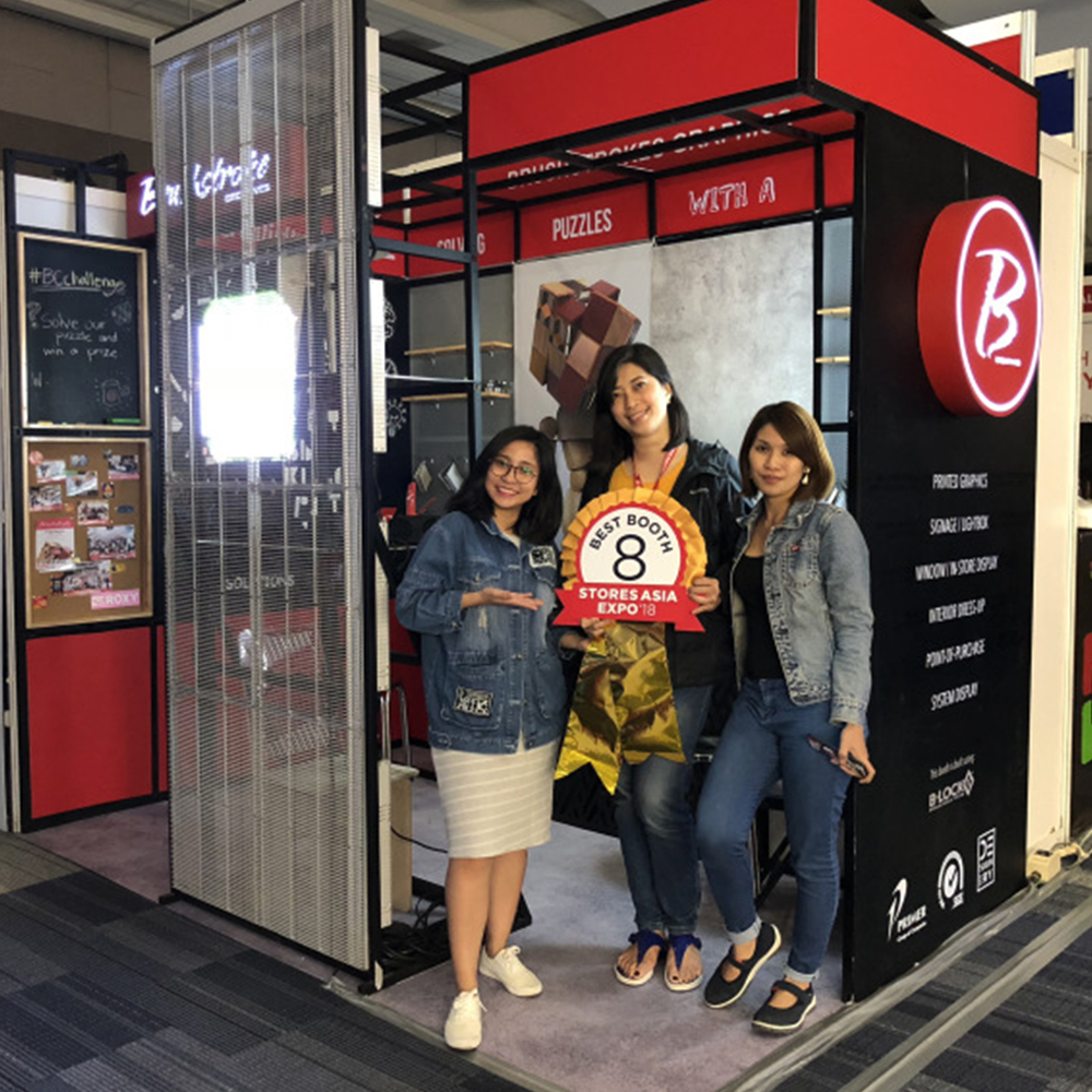 Brushstroke Creatives Among Best Booths At Stores Asia Expo 2018